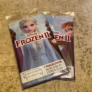 3/ $15 Frozen Tablecloth Set of 2